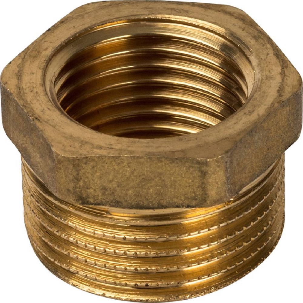 Футорка латунь НР/ВР Ду 10x15 (1/2"x3/8")